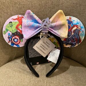 Lounge fly Disney Marvel Avengers Ears Headband Artist series NWT